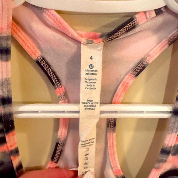 Lulu lemon racer back tank - Picture 3 of 3